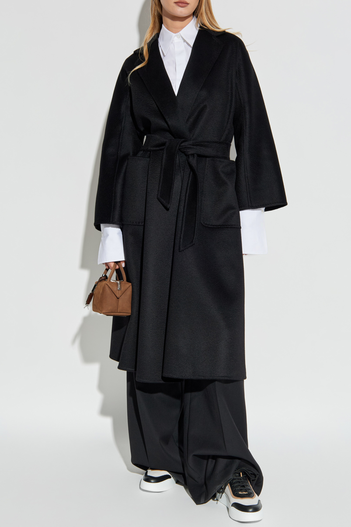 コート Max Mara Black cashmere Ludmilla coat (2521016051600 004) Ludmilla Icon Coat, tobacco | 